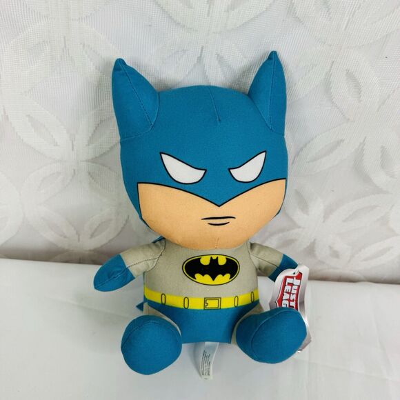 5. for $25| Batman Justice League Big Head Character Stuffed 10" Long Blue Gray - Picture 4 of 8